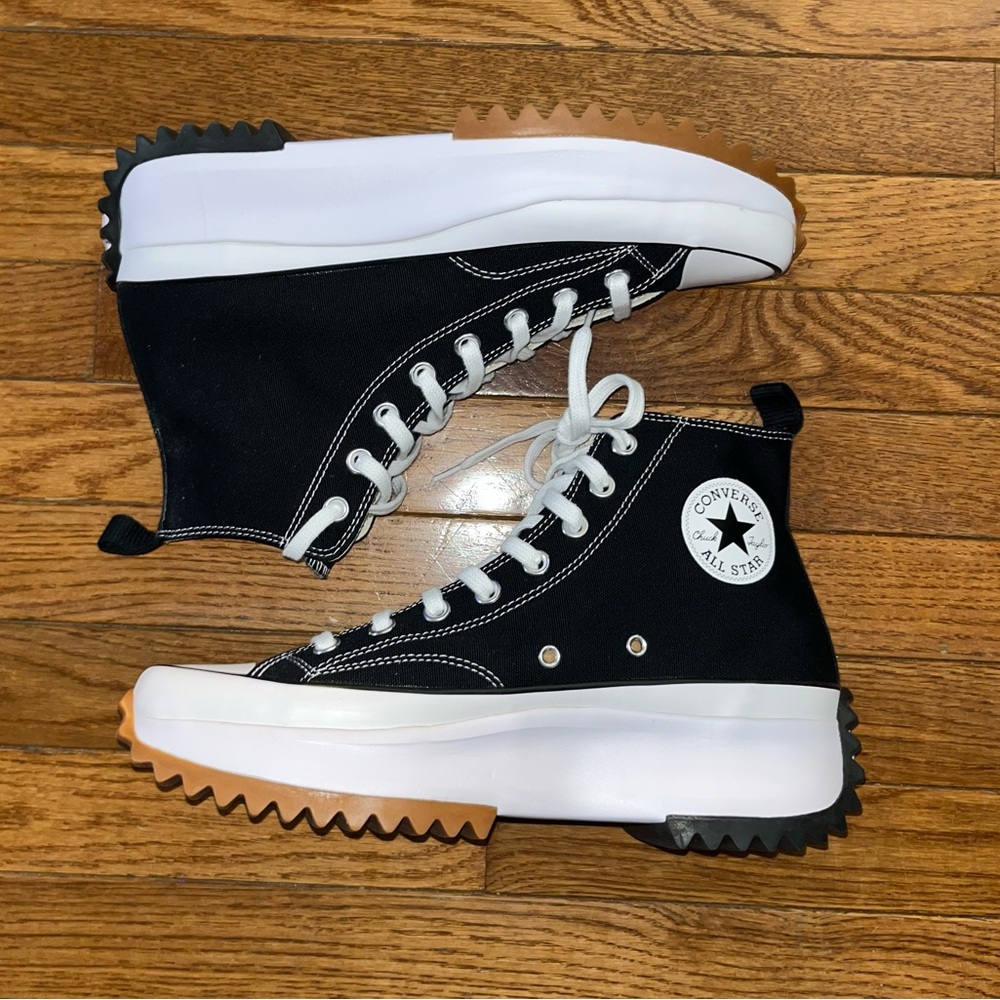 Converse Chuck Taylor All Star Run Star Hike Hightop Platform Sneakers Size 11.5 - Picture 4 of 14